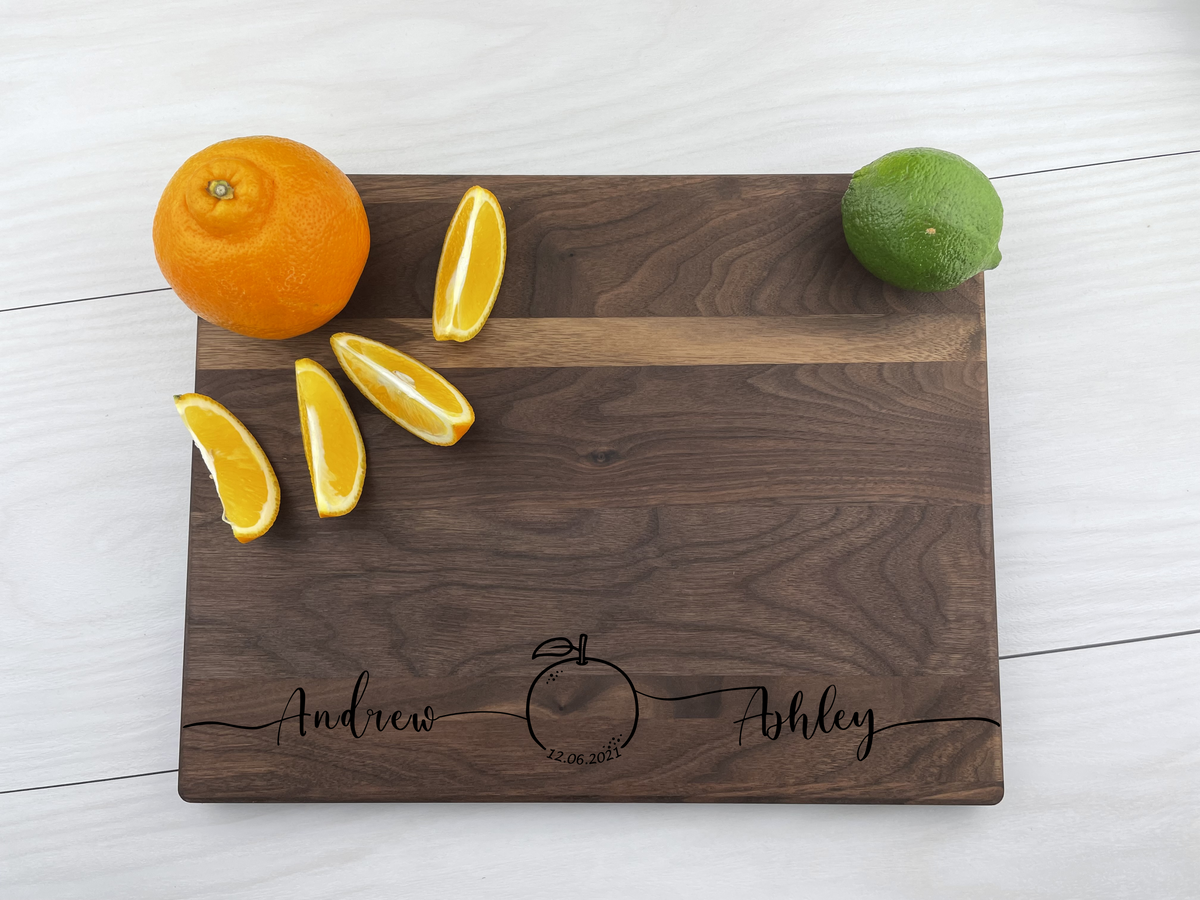 Florida Orange - Personalized Cutting Board - 054