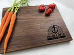 Gift for a Sailor - Personalized Cutting Board - 053 1
