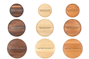 Small Maple Circle with juice groove 10.5"
