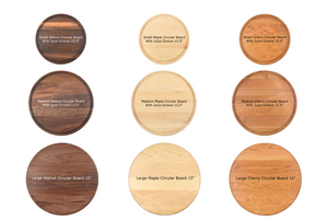 Small Maple Circle with juice groove 10.5"