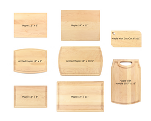 Maple with Cutout 11" x 6"