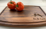 Birds in Love - Personalized Cutting Board - 058 3