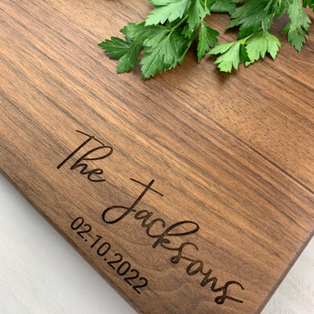 Family Style Personalized Cutting Board