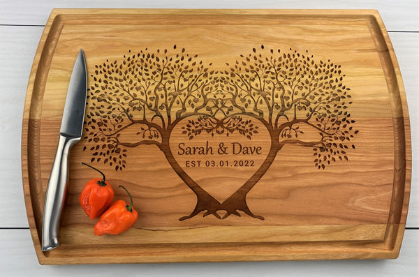 Family Tree - Personalized Cutting Board - 073