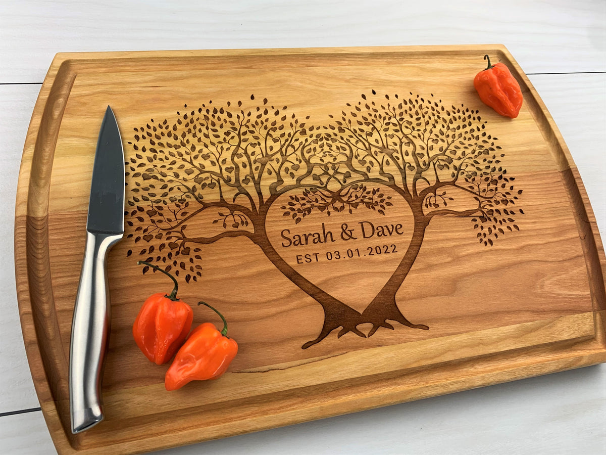 Family Tree - Personalized Cutting Board - 073