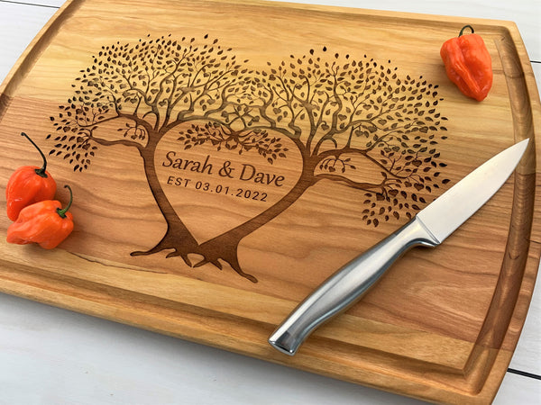 Family Tree - Personalized Cutting Board - 073
