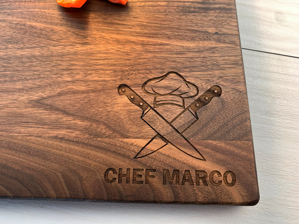 Gift for a Chef - Personalized Cutting Board - 079
