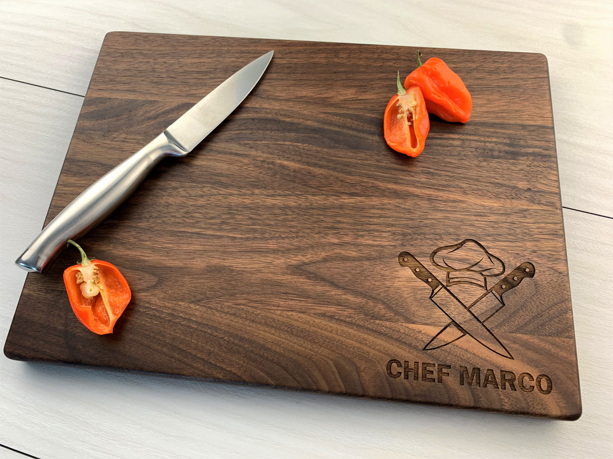 Gift for a Chef - Personalized Cutting Board - 079