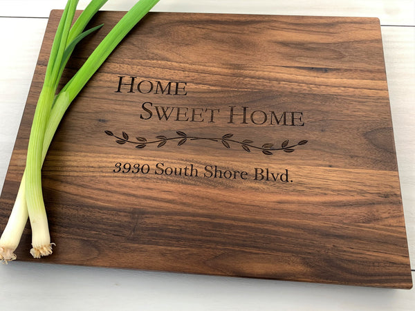Home Sweet Home - Personalized Cutting Board - 093