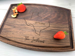 Choose Your State/Province Outline - Personalized Cutting Board - 090 2