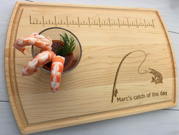 Catch of the Day - Personalized Cutting Board
