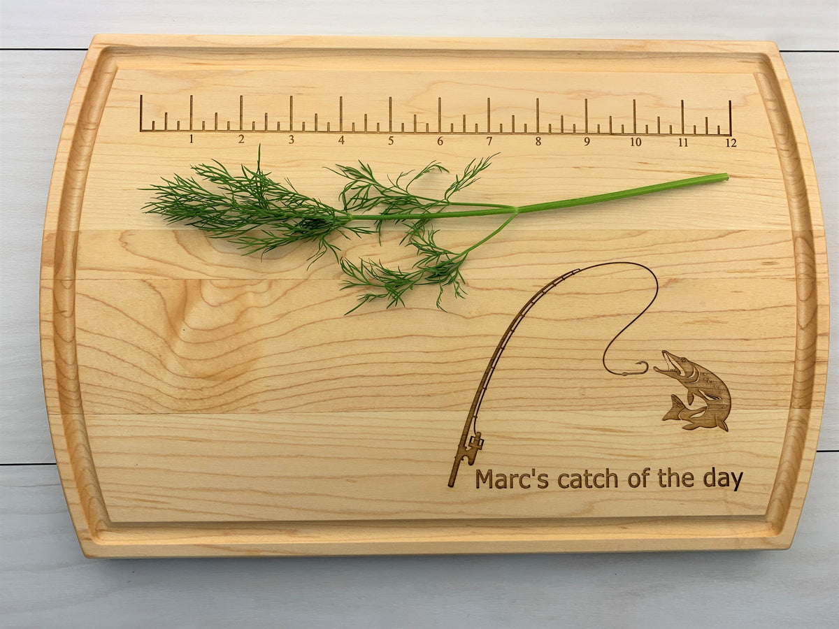 Catch of the Day - Personalized Cutting Board