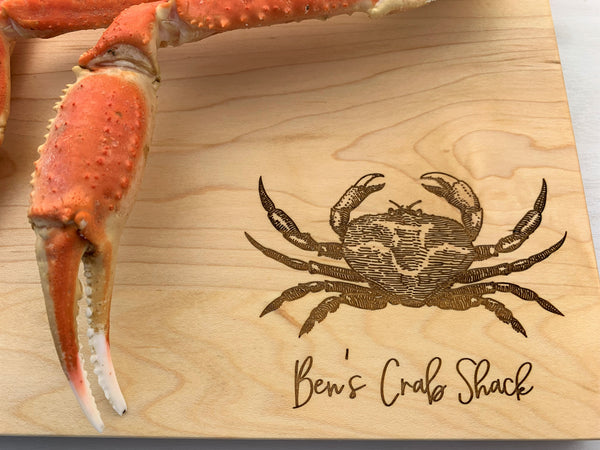 Crab Shack - Personalized Cutting Board - 086