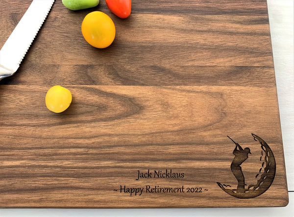 Golf Lover - Personalized Cutting Board - 089