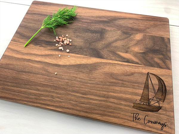 Sailor Gift - Personalized Cutting Board - 085