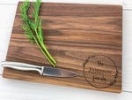 Floral Wreath - Personalized Cutting Board - 110 2
