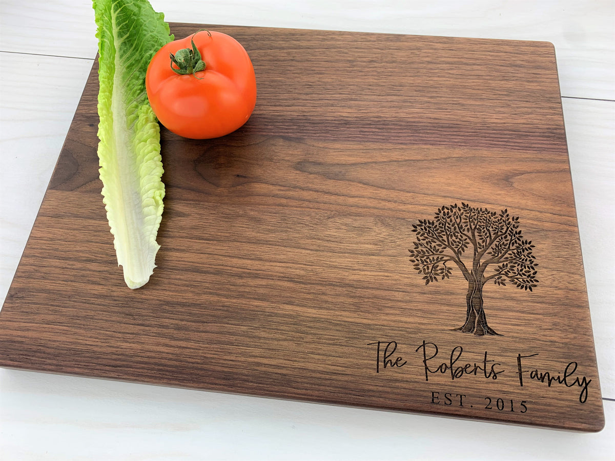 Family Tree - Personalized Cutting Board - 100