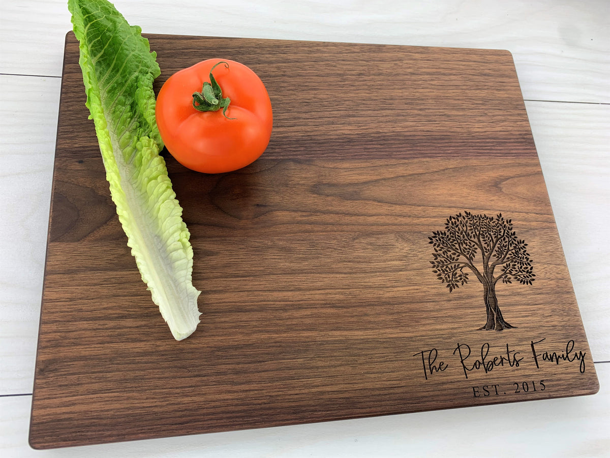 Family Tree - Personalized Cutting Board - 100