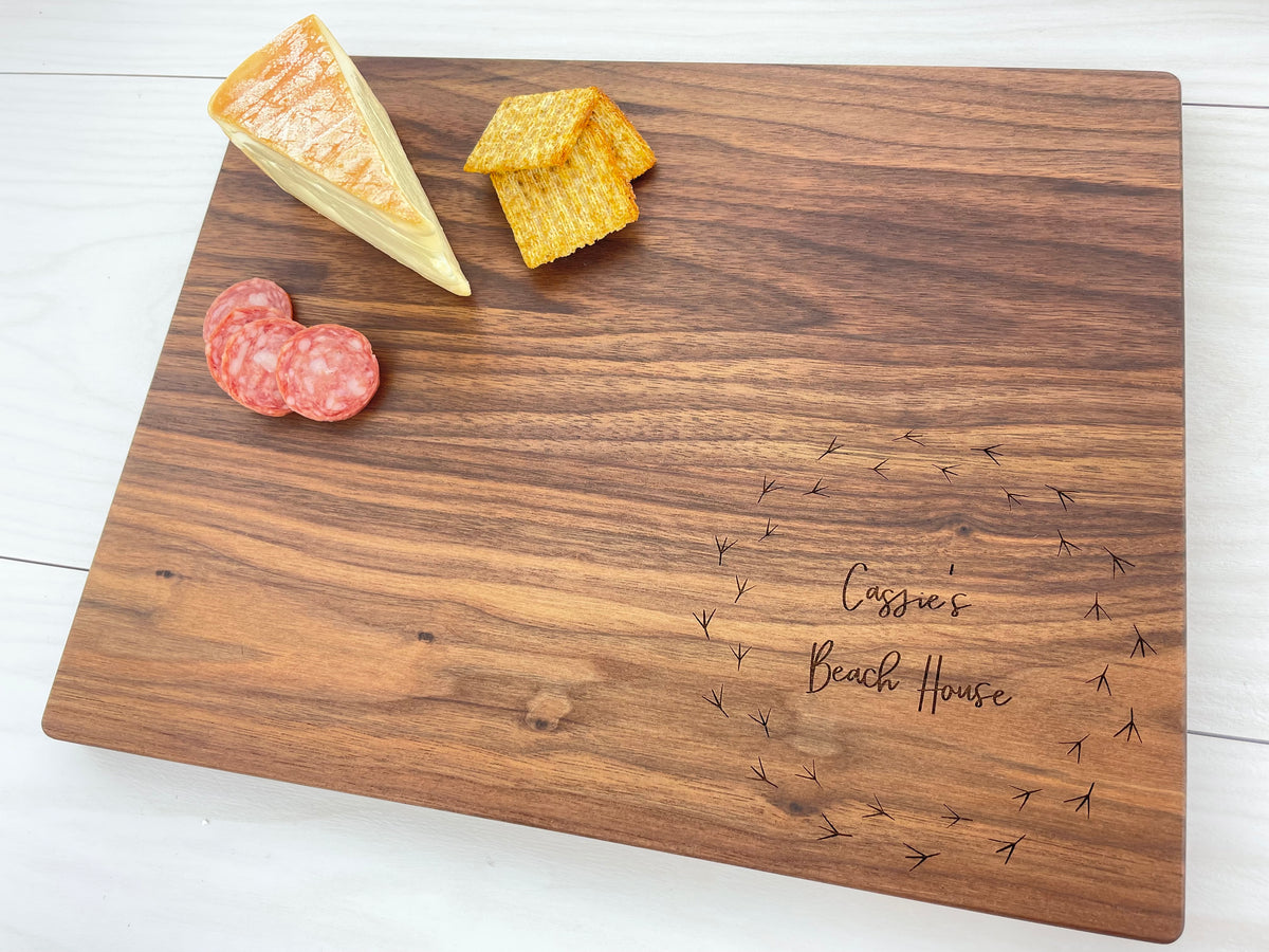 Bird Feet - Personalized Cutting Board - 109