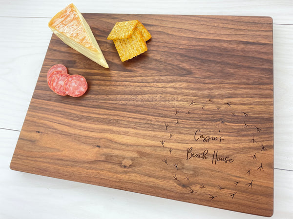 Bird Feet - Personalized Cutting Board - 109