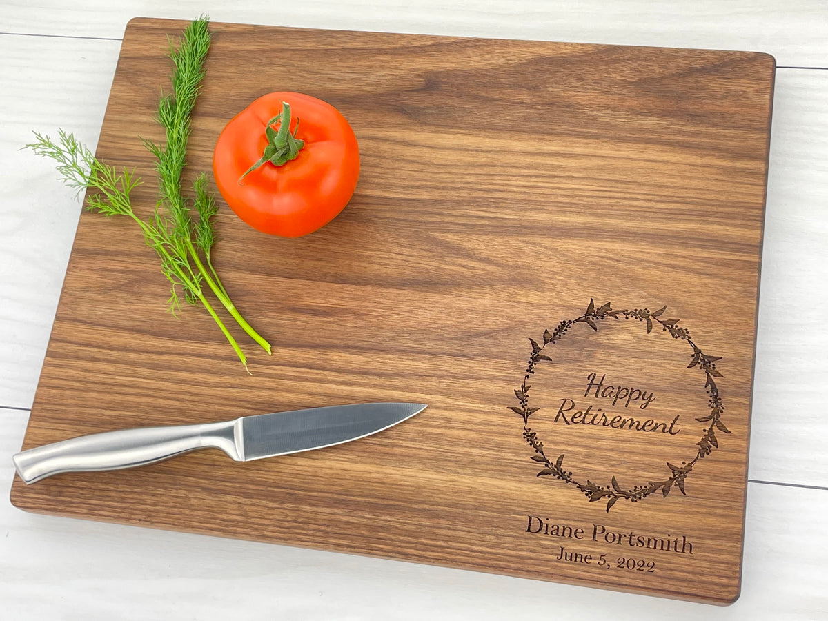 Retirement Gift - Personalized Cutting Board - 103