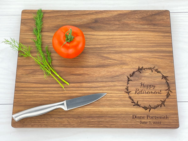 Retirement Gift - Personalized Cutting Board - 103