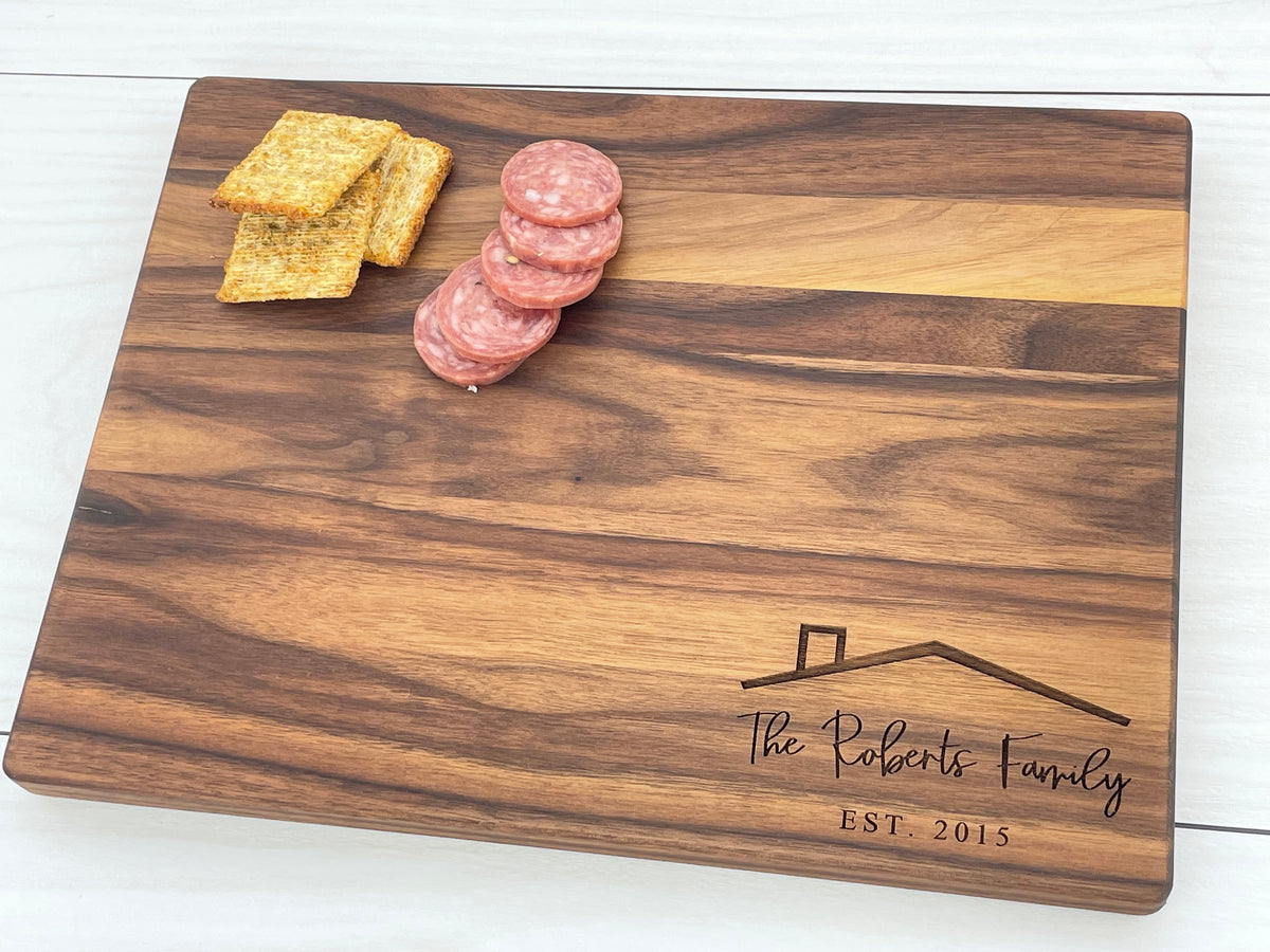 New Home Gift - Personalized Cutting Board - 099