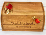 Tied the Knot - Personalized Cutting Board - 123 1