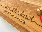 Tied the Knot - Personalized Cutting Board - 123 2