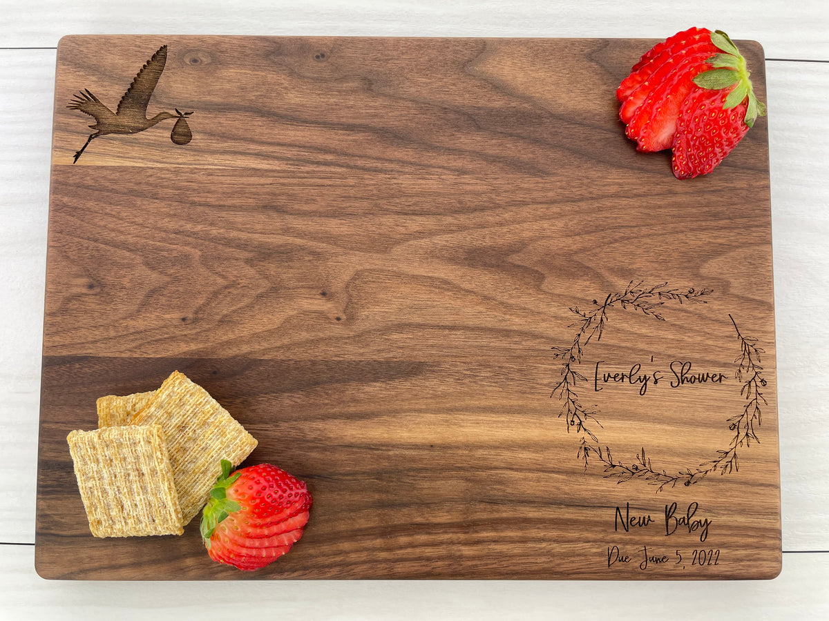 Baby Shower - Personalized Cutting Board - 116