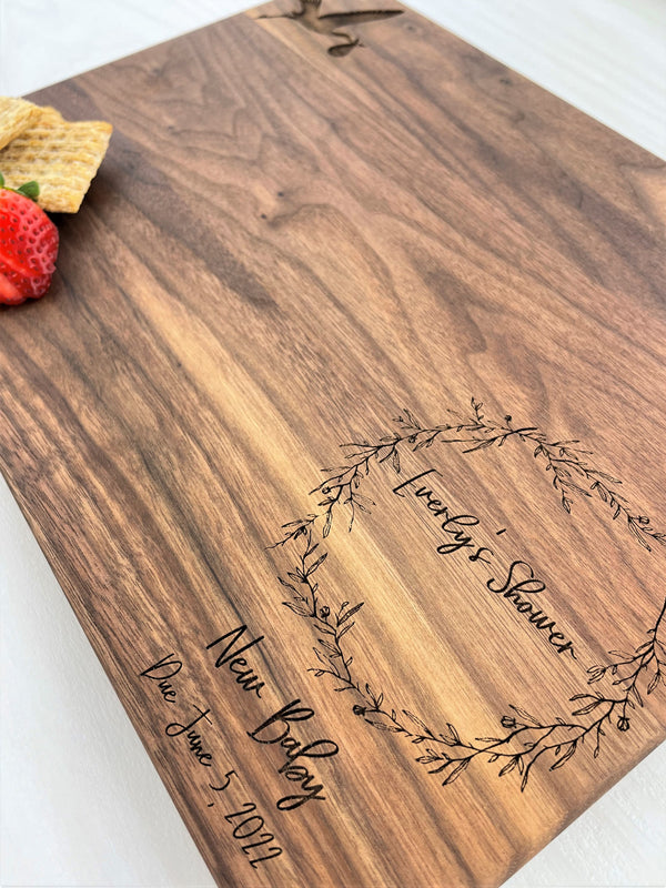 Baby Shower - Personalized Cutting Board - 116