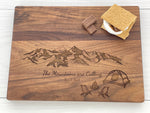 Camping Enthusiast - Personalized Cutting Board - 122 1