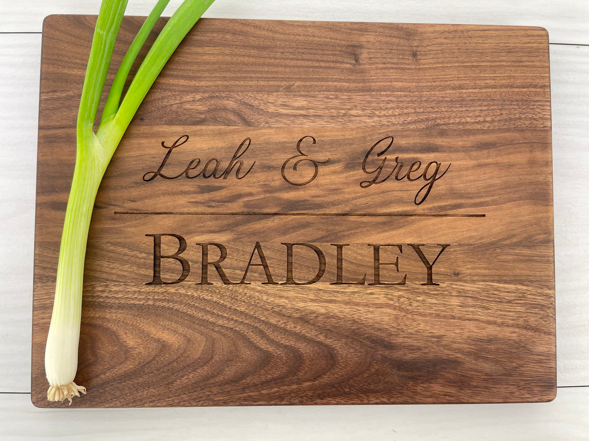 Couples Board - Personalized Cutting Board - 129