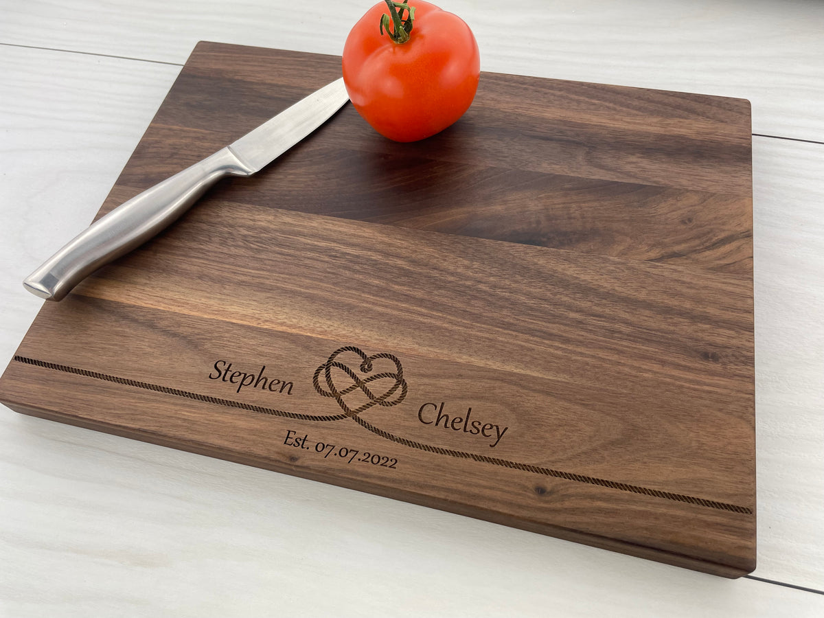 Wedding Gift - Personalized Cutting Board - 124