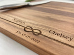 Wedding Infinity Knot - Personalized Cutting Board - 125 2