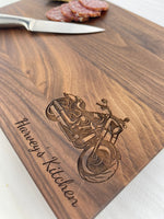 Motorcycle Enthusiast - Personalized Cutting Board - 115 3