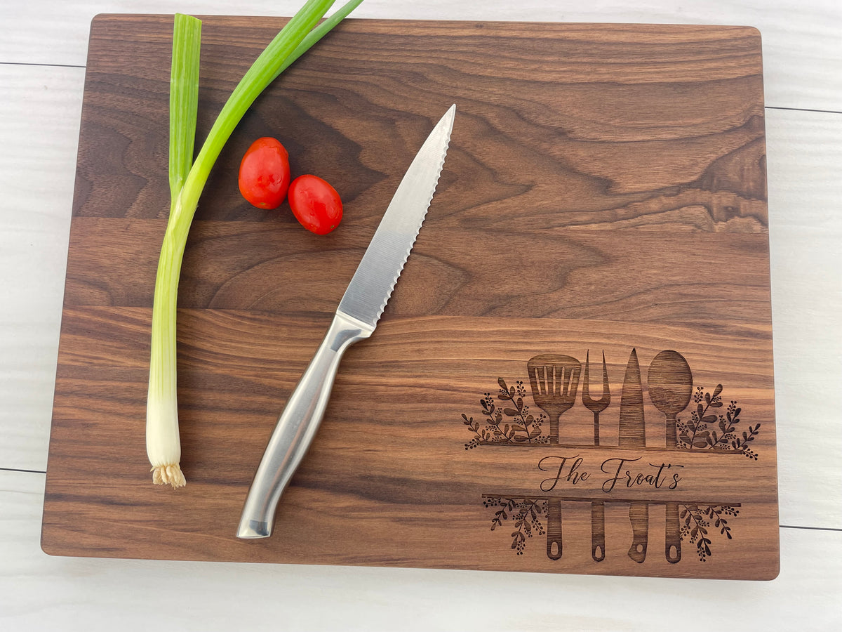 Gift for a Chef - Personalized Cutting Board - 141