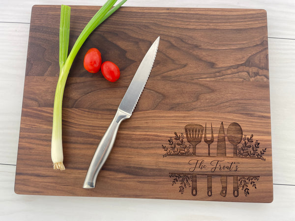 Gift for a Chef - Personalized Cutting Board - 141