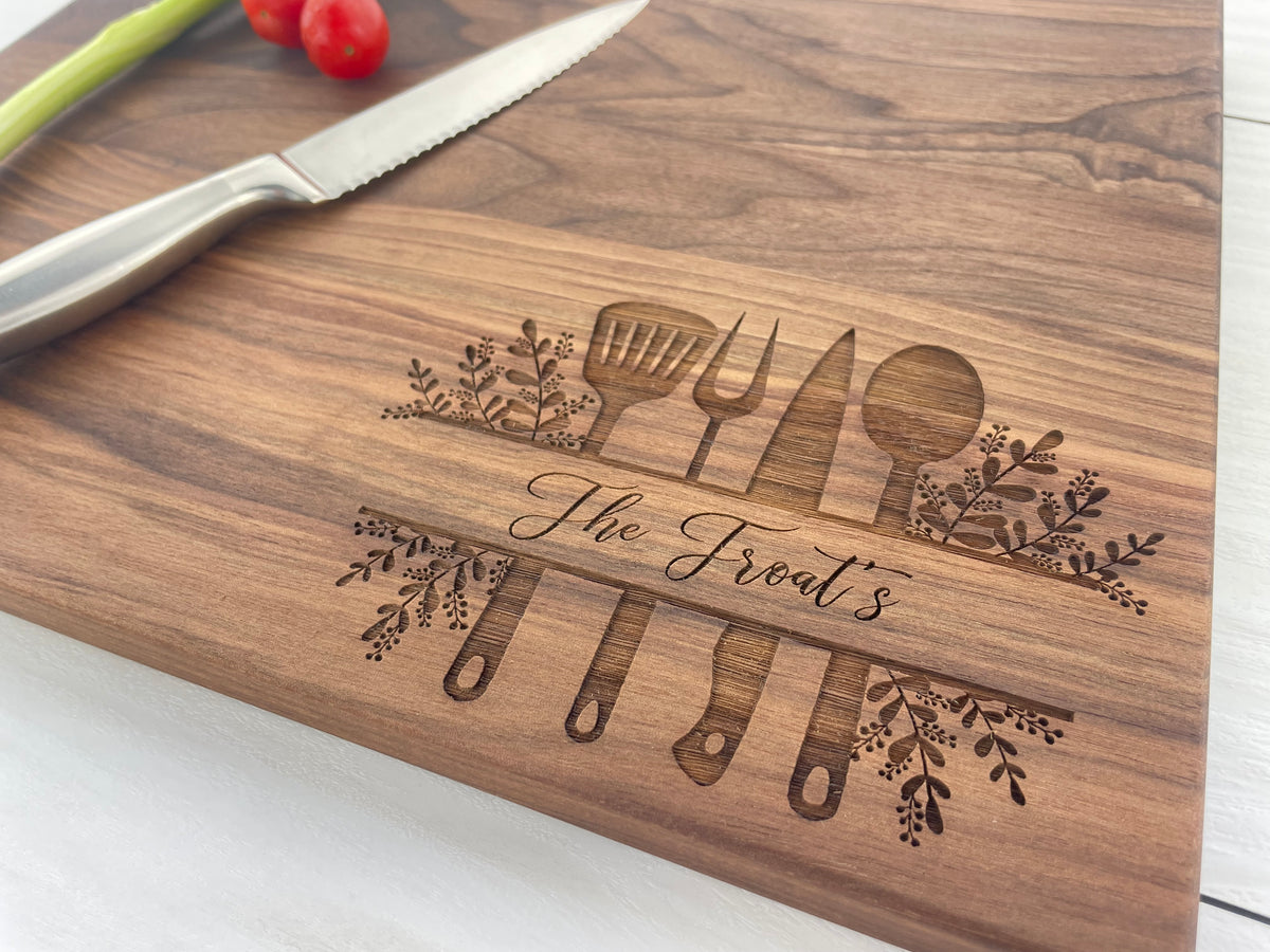 Gift for a Chef - Personalized Cutting Board - 141