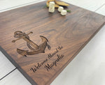Anchor Away - Personalized Cutting Board - 133 2