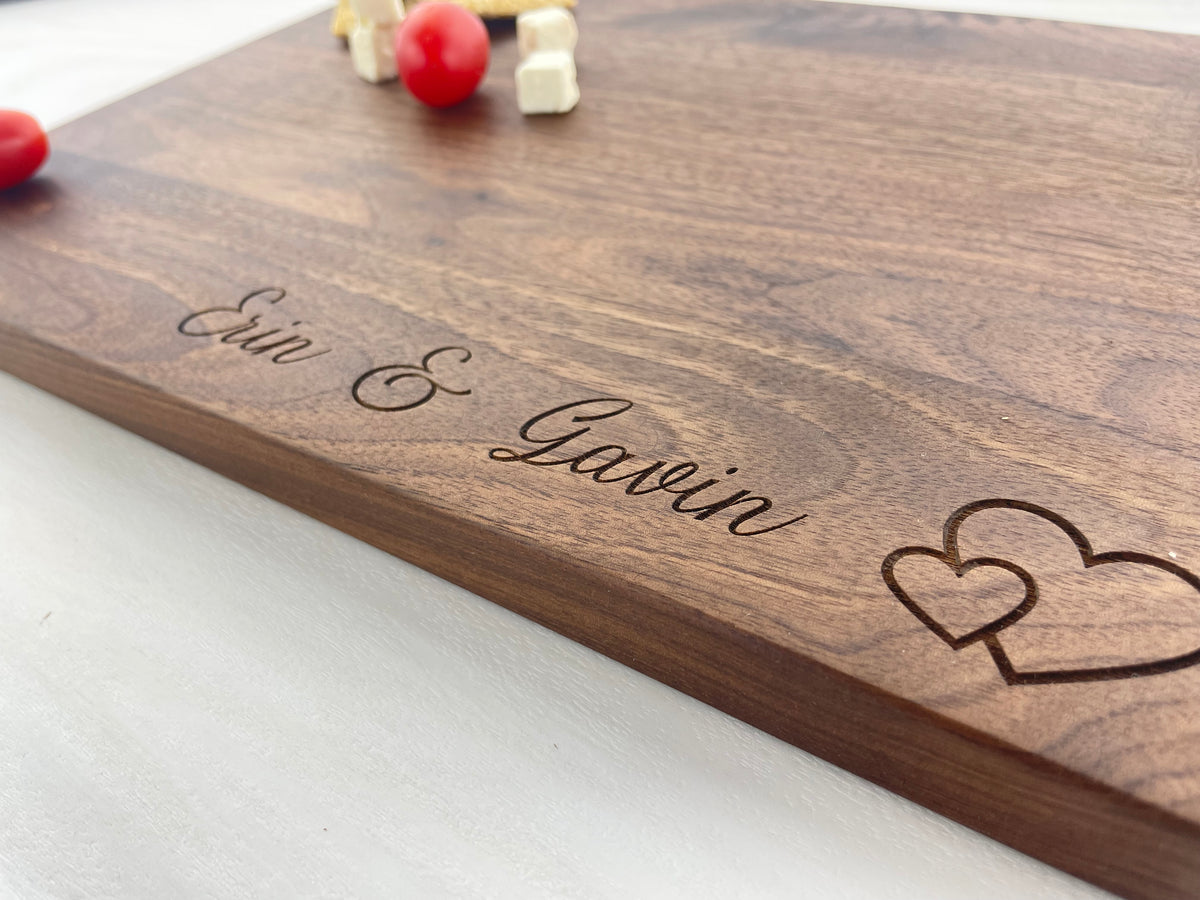 Hearts - Personalized Cutting Board - 131