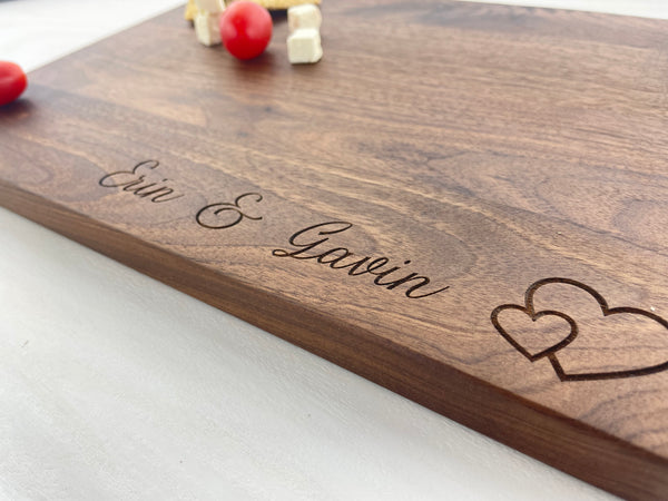Hearts - Personalized Cutting Board - 131
