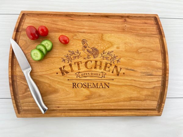 Country Kitchen - Personalized Cutting Board - 139