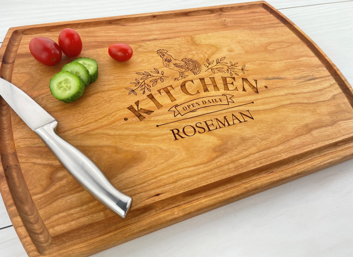 Country Kitchen - Personalized Cutting Board - 139