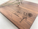 Sun Flower Bouquet - Personalized Cutting Board - 156 1