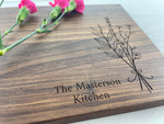 Flower Bouquet - Personalized Cutting Board - 158 2