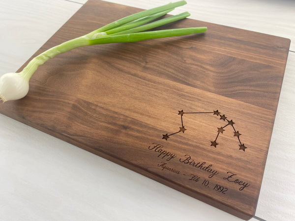 Horoscope Signs - Personalized Cutting Board - 148