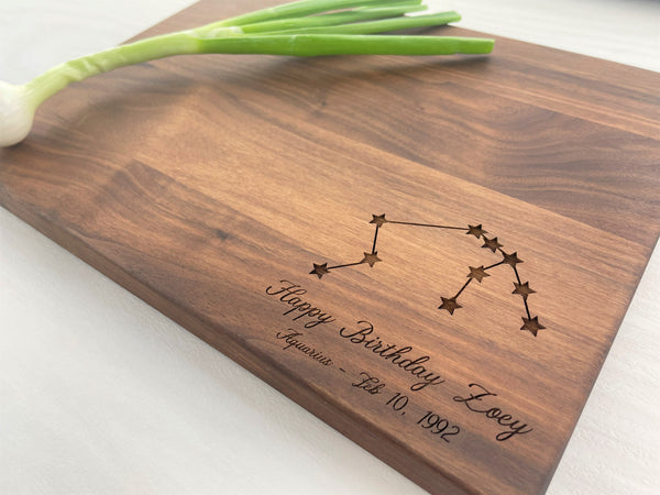 Horoscope Signs - Personalized Cutting Board - 148