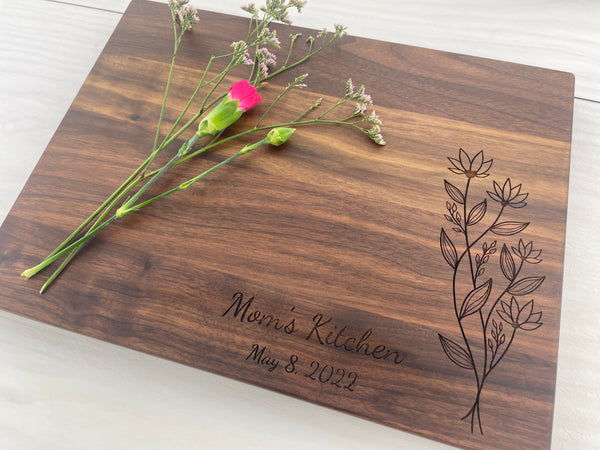 Gift for Mom - Personalized Cutting Board - 155