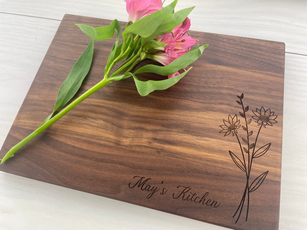 Gift for Her - Personalized Cutting Board - 154